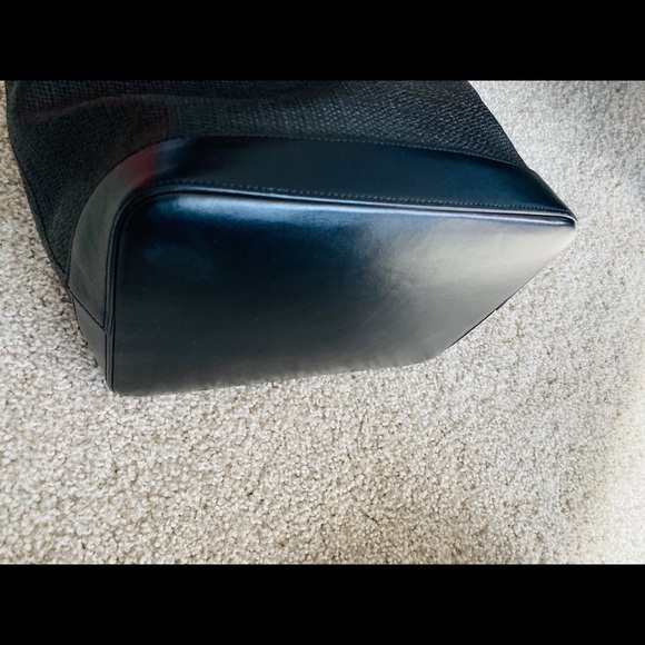 Saint Laurent Teddy Tote Canvas with Leather - Picture 4 of 4